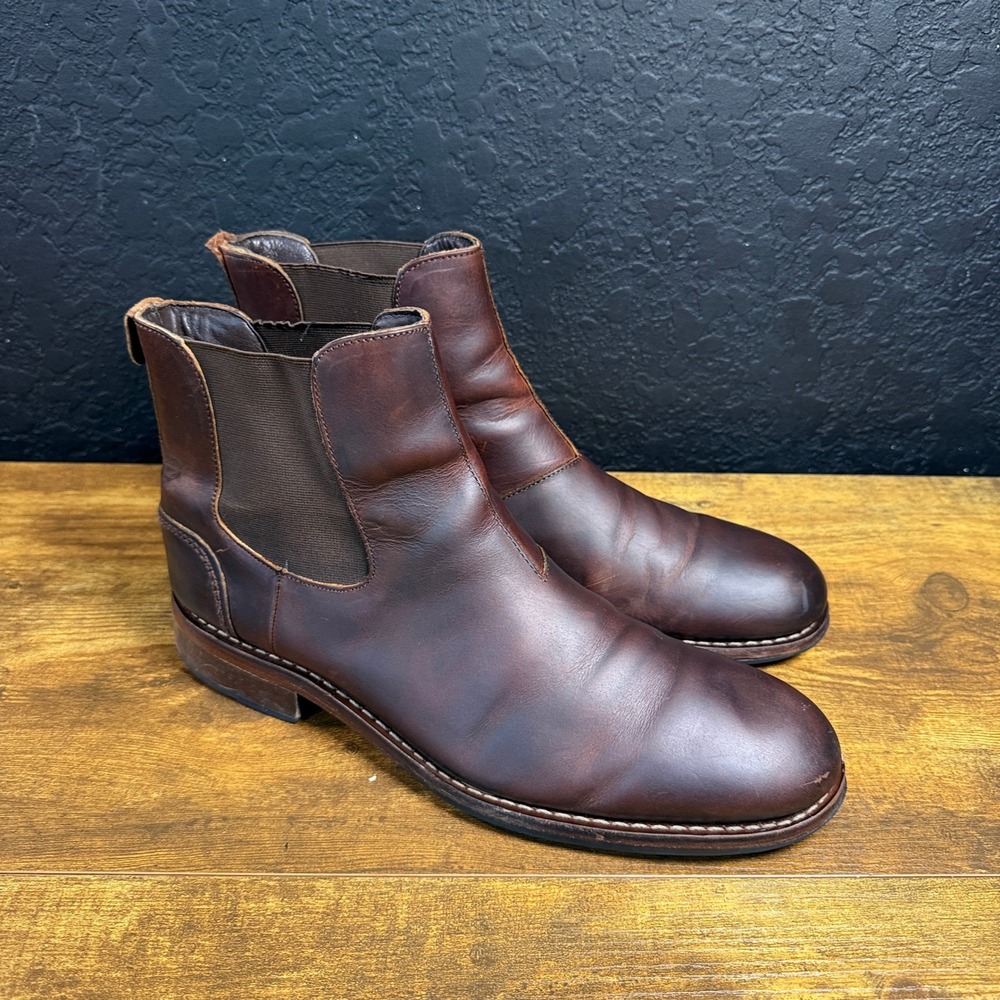 Wolverine 1000 Mile W05452 Brown Leather Chelsea Boots Mens 11D